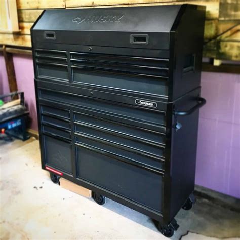 Husky 52 tool box - Husky Mobile Workbench Cabinet W/ Solid Wood Top 9-Drawer 52" W x 25" D. $897.90. Free shipping. Only 1 left! SPONSORED. HUSKY tool box Drawer handle endcaps ( Set of 12 PC.) B2G1 FREE. $19.99. $3.00 shipping. Only 1 left! A19 Key. 1 NEW KEY FOR HUSKY TOOL BOX / Tool Chests Home Depot code A19. $5.95. ... Find the best Husky Tool …